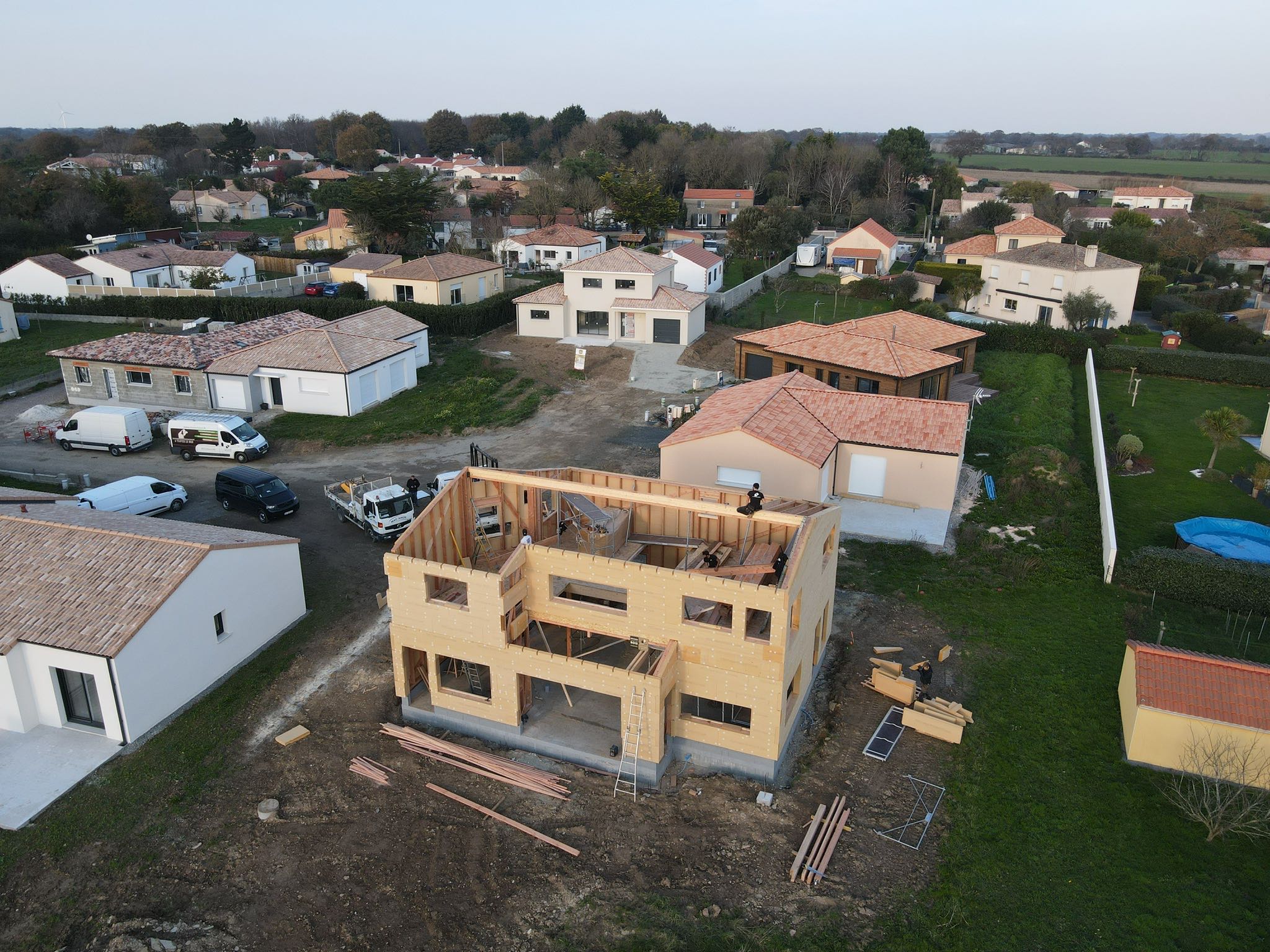 Maison PORNICAISE MOB avec Materiaux BIOSOURCÉS isolant fibre de bois et béton de chanvre 44